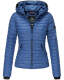 Navahoo Ladies Jacket Quilted Jacket Transition Jacket Quilted Kimuk NEW B348 Blue Size S - Size 36