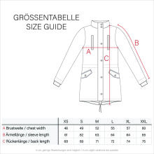 Marikoo Manolya-Sun Damen Parka Übergangsjacke Rot-Gr.XXL