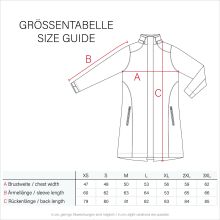 Marikoo Zimtzicke Damen lange Softshell Jacke B614 Grau Größe XS - Gr. 34