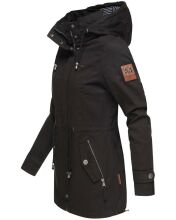 Marikoo Nyokoo Damen Herbst Frühling Übergangsjacke Schwarz-Gr.XS