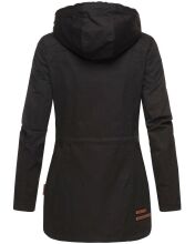 Marikoo Nyokoo Damen Herbst Frühling Übergangsjacke Schwarz-Gr.XS