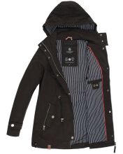 Marikoo Nyokoo Damen Herbst Frühling Übergangsjacke Schwarz-Gr.XS