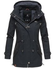 Marikoo Nyokoo Damen Herbst Frühling Übergangsjacke Navy-Gr.XS