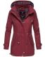 Marikoo Nyokoo Damen Herbst Frühling Übergangsjacke Bordeaux-Gr.XS