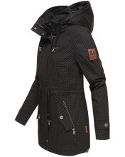 Marikoo Nyokoo Damen Herbst Fr&uuml;hling &Uuml;bergangsjacke Schwarz-WP-Gr.S