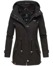 Marikoo Nyokoo Damen Herbst Frühling Übergangsjacke Schwarz-WP-Gr.M