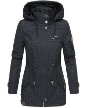 Marikoo Nyokoo Damen Herbst Frühling Übergangsjacke Navy-WP-Gr.S