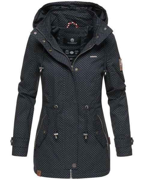 Marikoo Nyokoo Damen Herbst Frühling Übergangsjacke Navy-WP-Gr.M