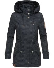 Marikoo Nyokoo Damen Herbst Frühling Übergangsjacke Navy-WP-Gr.M