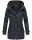 Marikoo Nyokoo Damen Herbst Frühling Übergangsjacke Navy-WP-Gr.M