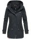 Marikoo Nyokoo Damen Herbst Frühling Übergangsjacke Navy-WP-Gr.XL