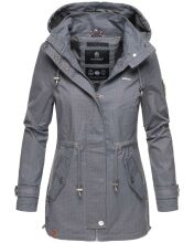 Marikoo Nyokoo Damen Herbst Frühling Übergangsjacke Dunkelgrau-WP-Gr.XS