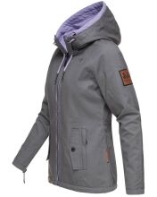 Marikoo Chuu Damen 2 in1 Wendejacke Anthrazit-Gr.S