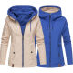Marikoo Chuu Damen 2 in1 Wendejacke Beige-Gr.XS