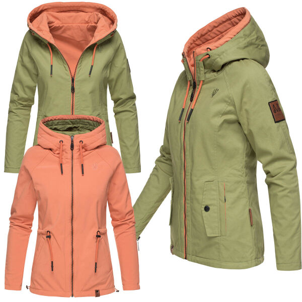 Marikoo Chuu Damen 2 in1 Wendejacke Grün-Gr.XS
