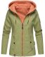 Marikoo Chuu Damen 2 in1 Wendejacke Grün-Gr.XS