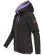 Marikoo Chuu Damen 2 in1 Wendejacke Schwarz-MD-Gr.S