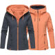 Marikoo Chuu Damen 2 in1 Wendejacke Navy-MD-Gr.XS