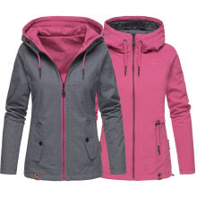 Marikoo Chuu Damen 2 in1 Wendejacke Dunkelgrau-MD-Gr.XS