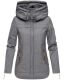 Navahoo Wekoo Damen Übergangsjacke mit Kapuze Anthrazit Größe S - Gr. 36