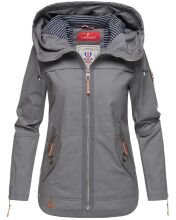 Navahoo Wekoo ladies spring jacket with hood - Anthracite-Gr.M