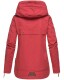 Navahoo Wekoo ladies spring jacket with hood - Red-Gr.XS