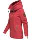 Navahoo Wekoo Damen Übergangsjacke mit Kapuze Rot Größe M - Gr. 38
