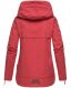 Navahoo Wekoo Damen Übergangsjacke mit Kapuze Rot Größe L - Gr. 40