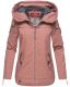 Navahoo Wekoo ladies spring jacket with hood - Rosa-Gr.XS