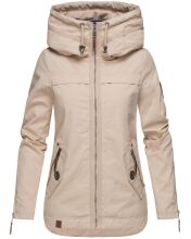 Navahoo Wekoo ladies spring jacket with hood - Beige-Gr.XS