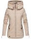 Navahoo Wekoo ladies spring jacket with hood - Beige-Gr.XS