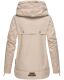 Navahoo Wekoo ladies spring jacket with hood - Beige-Gr.XS