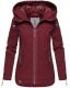 Navahoo Wekoo ladies spring jacket with hood - Bordeaux-MD-Gr.XS