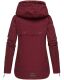 Navahoo Wekoo ladies spring jacket with hood - Bordeaux-MD-Gr.S