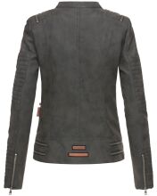Marikoo Akikoo ladies faux leather jacket - Black-Gr.XS