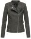 Marikoo Akikoo ladies faux leather jacket - Black-Gr.XS