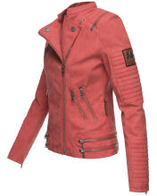 Marikoo Akikoo ladies faux leather jacket - Red-Gr.XS
