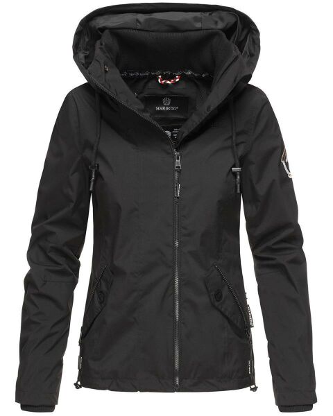 Marikoo Maliaa Damen leichte Übergangsjacke Schwarz-Gr.XS