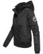 Marikoo Luyuu Ladies Hooded Autumn / Spring Jacket Schwarz-Gr.XS