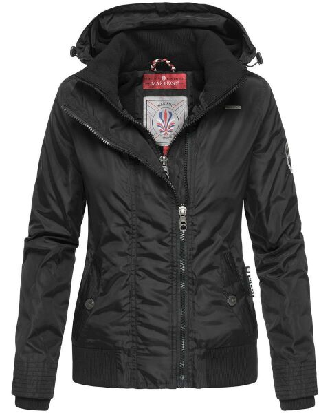 Marikoo Luyuu Ladies Hooded Autumn / Spring Jacket Schwarz-Gr.S