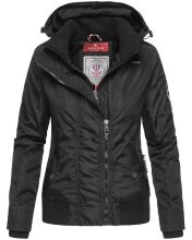 Marikoo Luyuu Ladies Hooded Autumn / Spring Jacket Schwarz-Gr.S