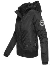 Marikoo Luyuu Ladies Hooded Autumn / Spring Jacket Schwarz-Gr.S