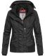 Marikoo Luyuu Ladies Hooded Autumn / Spring Jacket Schwarz-Gr.S