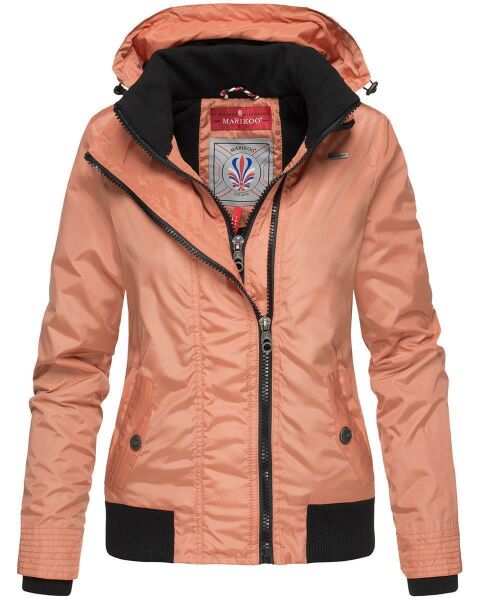 Marikoo Luyuu Ladies Hooded Autumn / Spring Jacket Peach-Gr.S