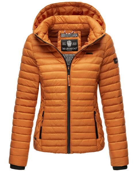 Marikoo Samtpfote lightweight ladies quilted jacket Cinnamon Größe XS - Gr. 34
