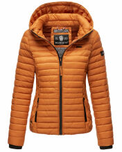Marikoo Samtpfote leichte Damen Steppjacke Cinnamon Größe S - Gr. 36