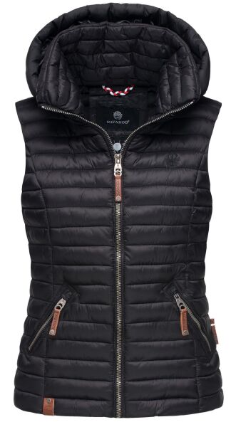 Navahoo Shadaa lightweight ladies quilted vest - Black-Gr.M