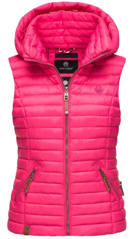 Navahoo Shadaa leichte Damen Stepp Weste Pink Gr&ouml;&szlig;e M - Gr. 38