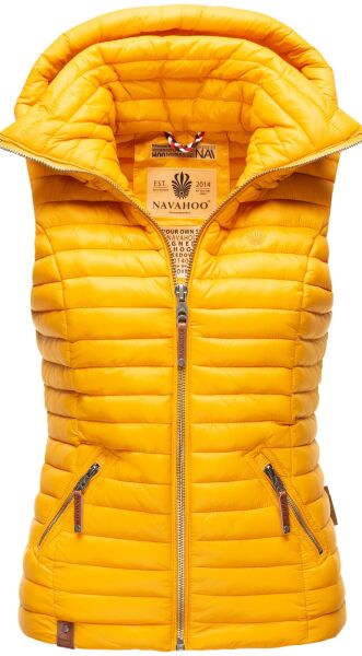 Navahoo Shadaa lightweight ladies quilted vest - Yellow-Gr.S