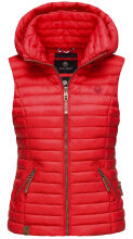 Navahoo Shadaa lightweight ladies quilted vest - Red-Gr.XS